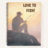 Liefde voor visspiraal Notitieboek (Voorkant)