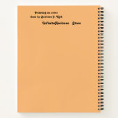 Liefde voor visspiraal Notitieboek (Achterkant)