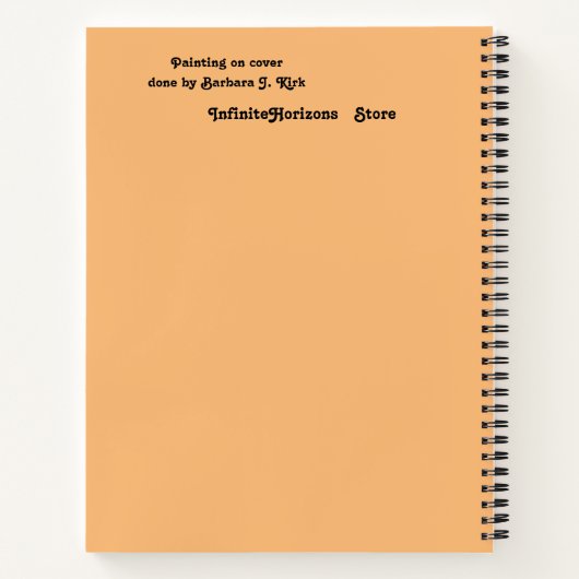 Liefde voor visspiraal Notitieboek (Achterkant)