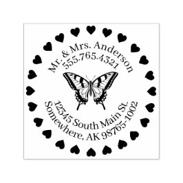 Liefde voor vlinders Persoonlijk Contact Zelfinktende Stempel