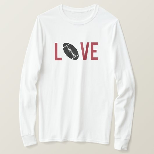 Liefde voor Voetbal T-shirt (Design voorkant)