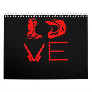 Liefde voor vuile bike Funny Gift voor fietsers Kalender