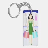 LIEFDE VOOR WINKELEN SLEUTELHANGER (Voorkant Links)