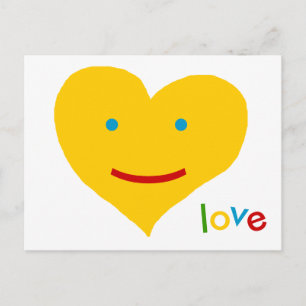 liefde voor zonnige dagen - glimlach briefkaart