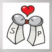 liefde voor zout en peper poster (Voorkant)