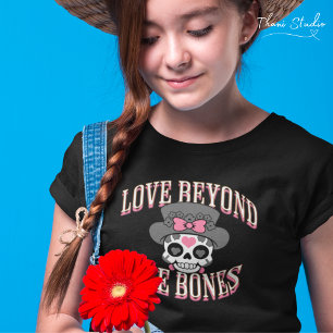 Liefde voorbij de Botten Valentijn Moderne Retro s T-shirt