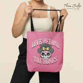 Liefde voorbij de Botten Valentijn Moderne Retro s Tote Bag