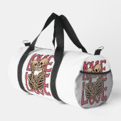 Liefde voorbij de tijd - Skeleton Embrace Art Plunjezak (Rechterhoek)