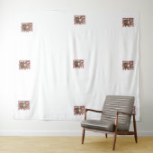 Liefde voorbij de tijd - Skeleton Embrace Art Wandkleed (In Situ (horizontaal))