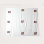 Liefde voorbij de tijd - Skeleton Embrace Art Wandkleed (Voorkant (horizontaal))