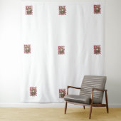 Liefde voorbij de tijd - Skeleton Embrace Art Wandkleed (In situ)