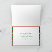 liefde, vrede, de kaart van de vreugdevakantie (Binnen)