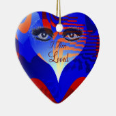 Liefde, vrede en eenheid _ keramisch ornament (Rechts)