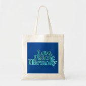 Liefde, vrede en harmonie tote bag (Voorkant)