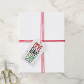 Liefde, Vrede en Joy Holiday Gift Labels Cadeaulabel (Met Touw)