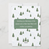 Liefde Vrede en Vreugde Kerstmis Feestdagenkaart (Achterkant)