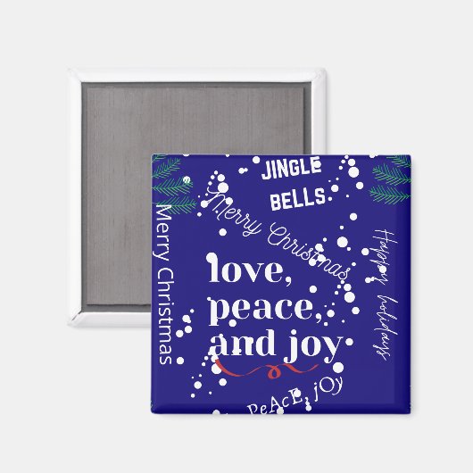 Liefde, vrede en vreugde magneet (Voorkant / Achterkant)