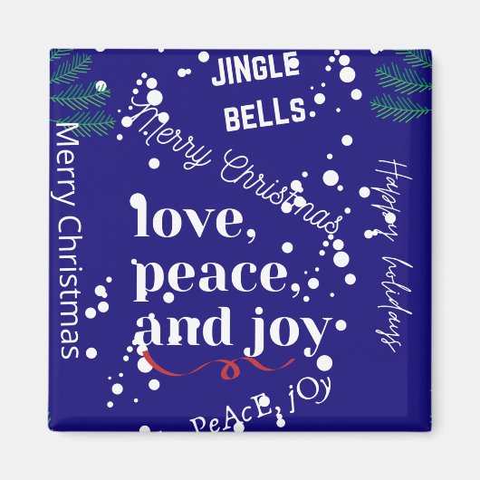 Liefde, vrede en vreugde magneet (Voorkant)