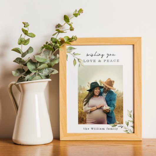 Liefde & Vrede Familie Foto Poster en Print