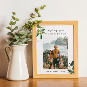 Liefde & Vrede Familie Foto Poster en Print