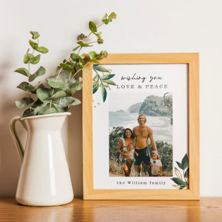 Liefde & Vrede Familie Foto Poster en Print