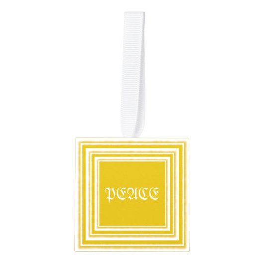 Liefde Vrede Hoop en Vreugde Decoratie (Voorkant)