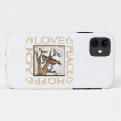 Liefde, Vrede, Hoop, Joy Case-Mate iPhone Case (Achterkant (horizontaal))