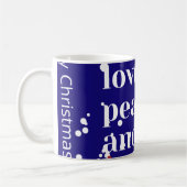 Liefde, Vrede, Joy Koffiemok (Links)