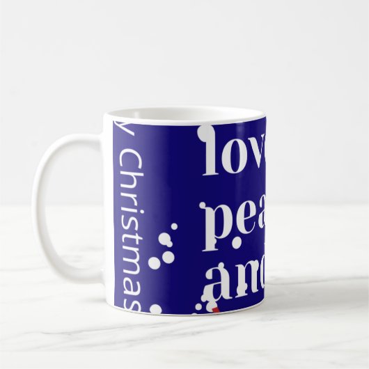 Liefde, Vrede, Joy Koffiemok (Links)