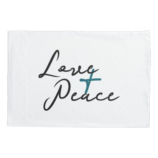 Liefde & Vrede Kussensloop (Achterkant)