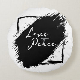 Liefde & Vrede Rond Kussen