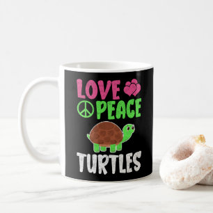 Liefde Vrede Schildpadden Schattige Dierentuin Die Koffiemok