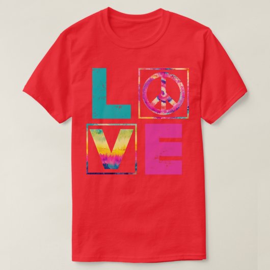 Liefde Vrede T-shirt (Design voorkant)
