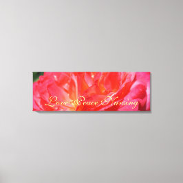 Liefde Vrede Verpleegster Canvas Roos Kunst Prints