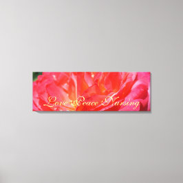 Liefde Vrede Verpleegster Canvas Roos Kunst Prints