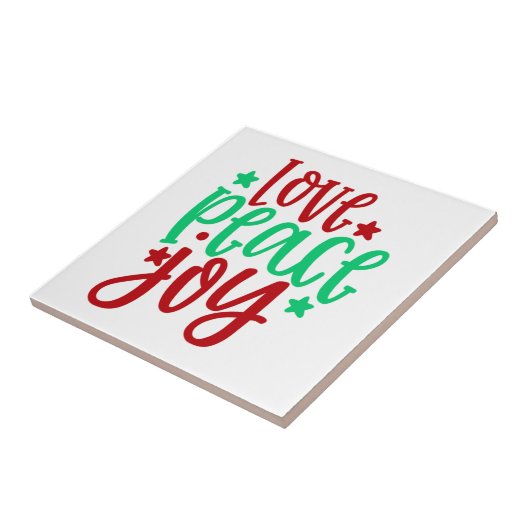 Liefde vrede Vreugde 47 Tegeltje (Zijkant)