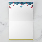 Liefde, vrede, vreugde: een kerstzegen kaart (Binnen)