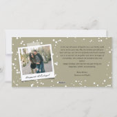 Liefde Vrede Vreugde Eenvoudig Moderne Script 7 Fo Feestdagenkaart (Achterkant)