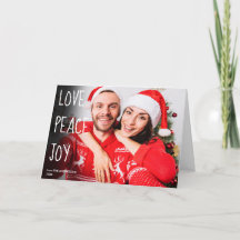 Liefde Vrede Vreugde Foto Modern Kerstmis