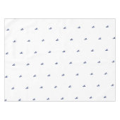 Liefde Vrede Vreugde Kerst Typografie Navyblauw Tafelkleed (Voorkant (Horizontaal))