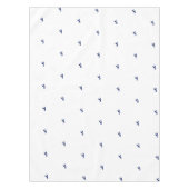 Liefde Vrede Vreugde Kerst Typografie Navyblauw Tafelkleed (Voorkant)
