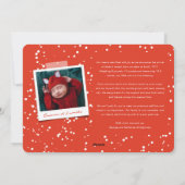 Liefde Vrede Vreugde Kleine Kusjes Baby's Eerste K Feestdagenkaart (Achterkant)