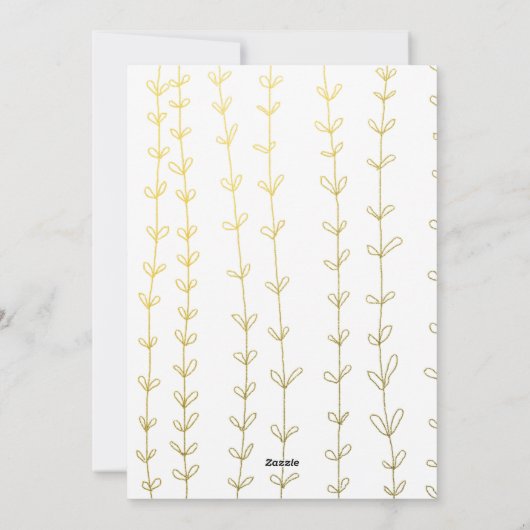 Liefde Vrede Vreugde Modern Vakantie Schrift Twee  Feestdagenkaart (Achterkant)