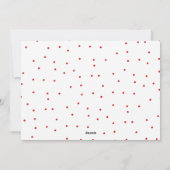 Liefde Vrede & Vreugde Rood Gelukkig Kerst Foto Feestdagenkaart (Achterkant)