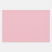 Liefde Vrede Vreugde Roze Poinsettia Kerstmis Inpakpapier Vel (Voorkant 2)