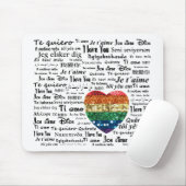 Liefde vreemde talen muismat (Met muis)