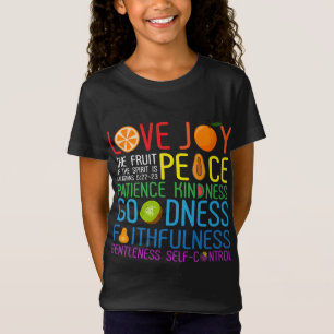 Liefde vreugde De vrucht van de Geest is vrede ged T-shirt