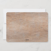 Liefde Vreugde & Duurzame Knuffels Bosdieren Boog Feestdagenkaart (Achterkant)