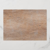 Liefde Vreugde & Duurzame Knuffels Bosdieren Boog Folie Feestdagenkaart (Achterkant)