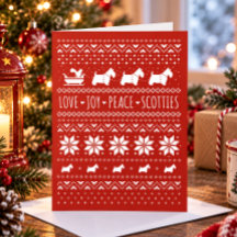 Liefde Vreugde Vrede Scotties Festive Kerstvakanti
